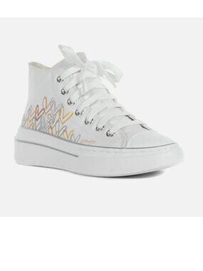 NEW Skechers x James Goldcrown Women's Cordova Classic - Chic Love White Sneaker